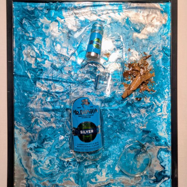 Mr. Boston in the Ocean